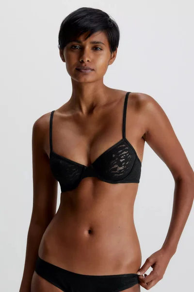 Černá krajková dámská podprsenka Calvin Klein