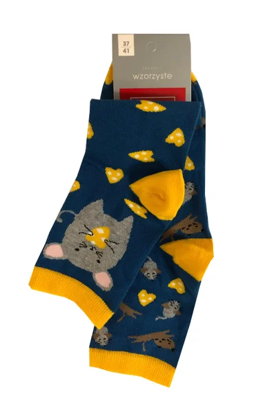 Dámské nepárové ponožky Milena (v barvě mix kolor)