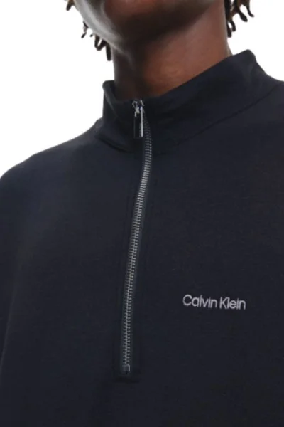 Pánská černá mikina se stojáčkem Calvin Klein