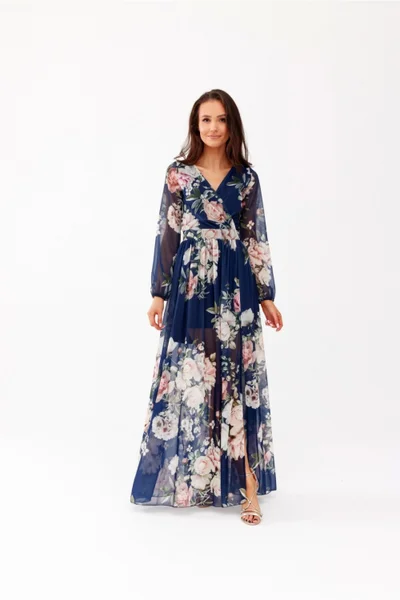 Letní dámské dlouhé šaty Roco Fashion plus size