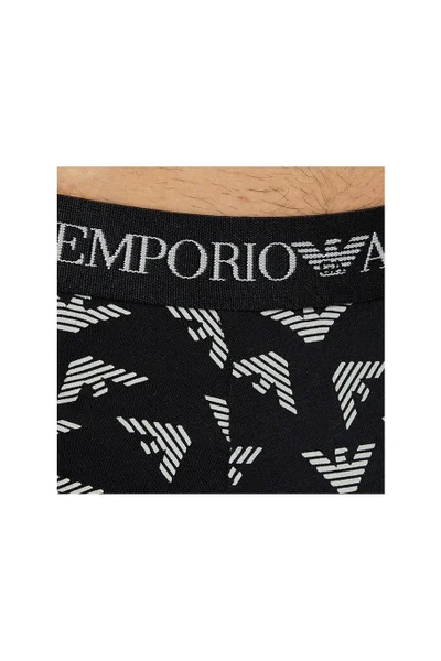 Sada 3ks pánské vzorované boxerky Emporio Armani