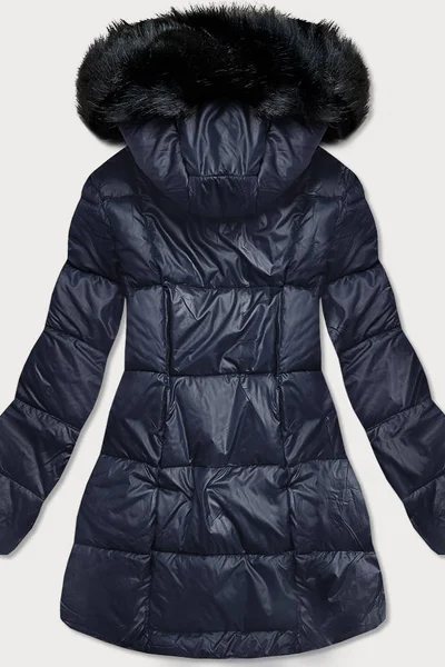 Teplá zimní bunda s prošíváním VIOLA&C tmavě modrá