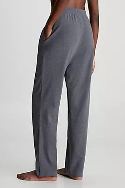 Dámské pyžamové kalhoty v šedé barvě Calvin Klein