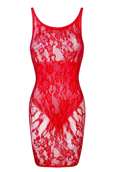 Sexy červené krajkové erotické šaty Beauty Night Fashion