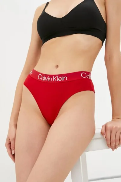 Dámské kalhotky s vysokým pasem FA596 - XMK - - Calvin Klein