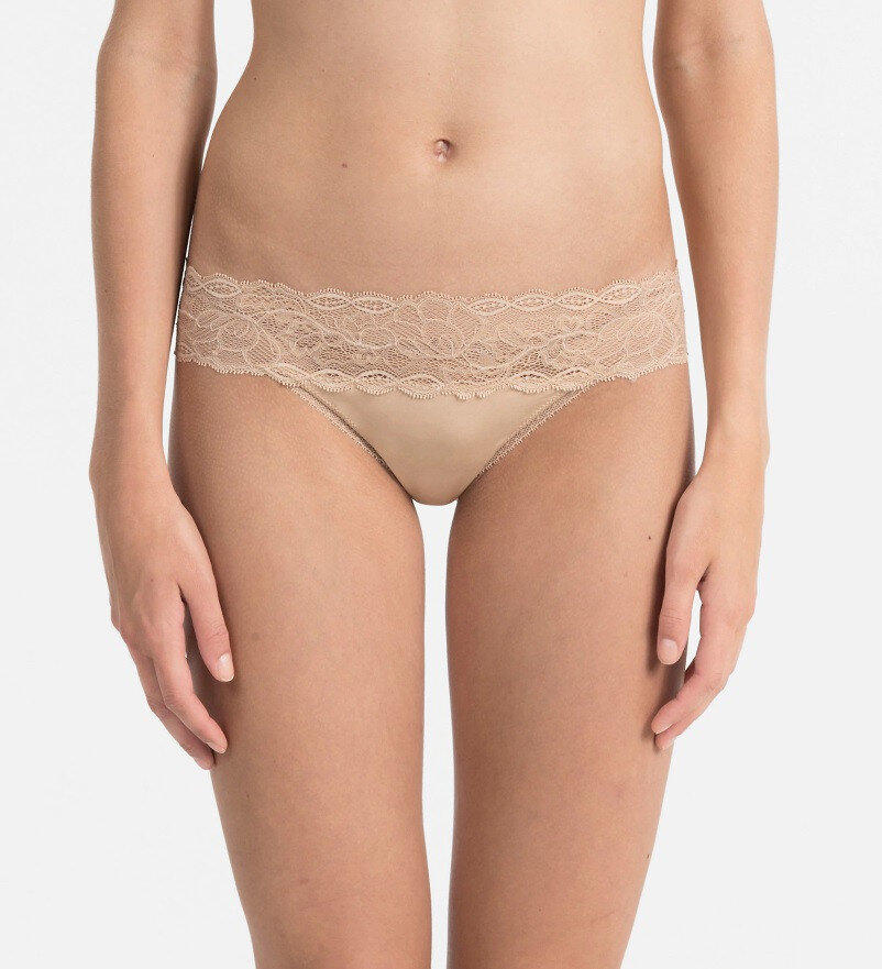 Dámská meruňková tanga Calvin Klein 1199, tělová XS i10_P31897_1:696_2:112_