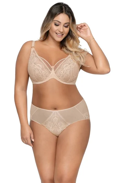 Tělová krajková dámská podprsenka Ava plus size