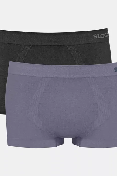 Pánské boxerky GO Smooth Hipster C2P - BLACK - Sloggi