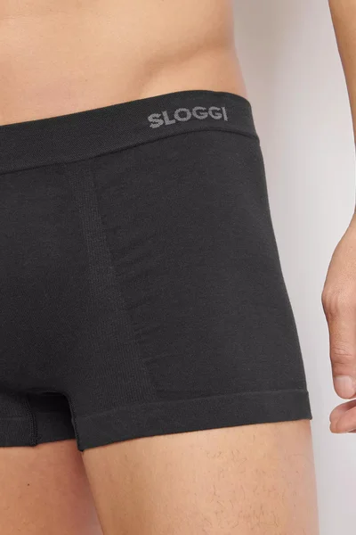 Pánské boxerky GO Smooth Hipster BLACK - Sloggi