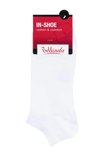 Bílé krátké dámské ponožky Bellinda IN-SHOE SOCKS