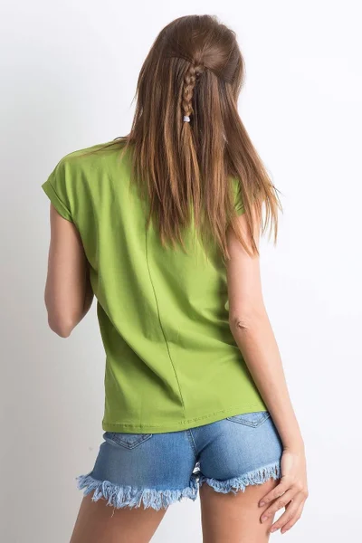 Světle zelené dámské tričko s krátkým rukávem BFG