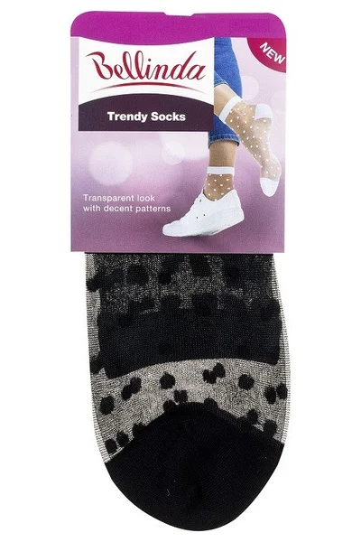 Dámské módní silonkové ponožky s puntíky TRENDY SOCKS - BELLINDA -