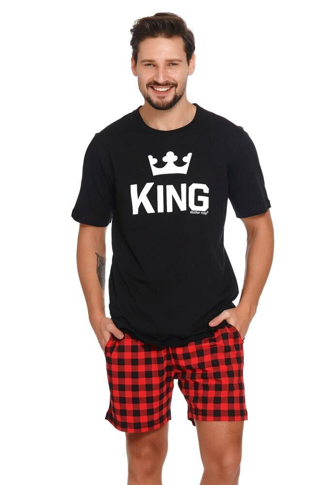 Krátké pánské pyžamo King Dn-nightwear, XL i43_70093_2:_3:XL_