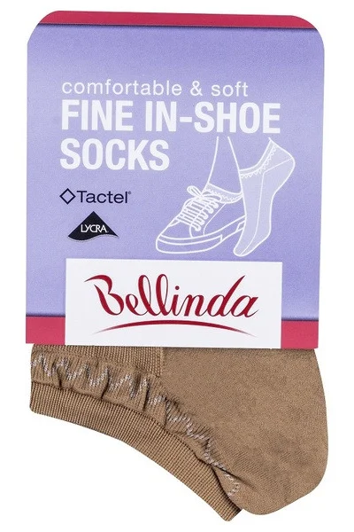 Dámské nízké ponožky FINE IN-SHOE SOCKS - BELLINDA - amber