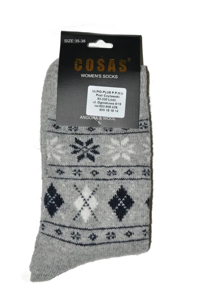 Dámské ponožky Ulpio Cosas ZN718 Angora A'3 (barva mix kolor)