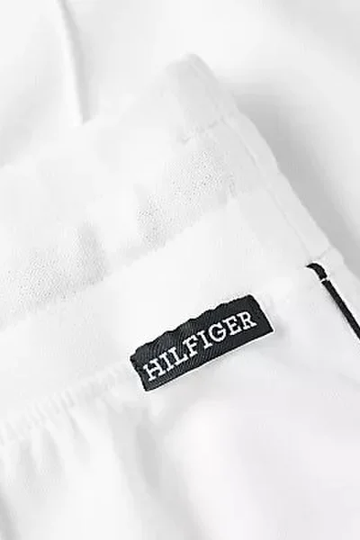 Dlouhé domácí bílé kalhoty Tommy Hilfiger