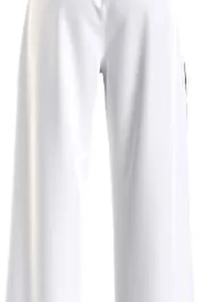 Dlouhé domácí bílé kalhoty Tommy Hilfiger