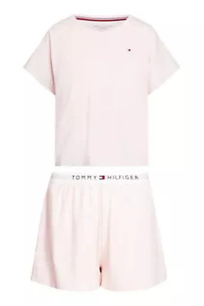 Pohodlné bavlněné dámské pyžamo se šortkami Tommy Hilfiger