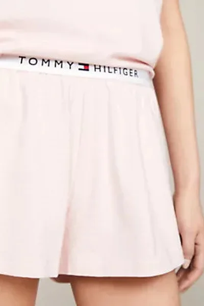 Pohodlné bavlněné dámské pyžamo se šortkami Tommy Hilfiger