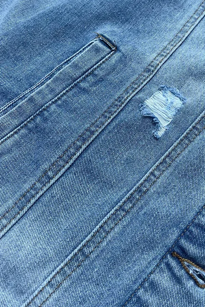 Dámská dlouhá džínová bunda Z973 P.O.P. SEVEN