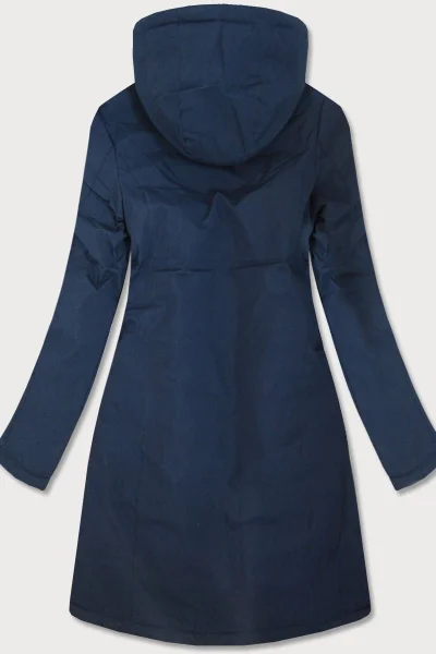 Oboustranná přechodová bunda ve tmavě modro-amarantové barvě Libland 7700