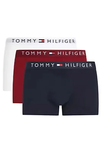 Jednobarevné pánské boxerky Tommy Hilfiger 3ks