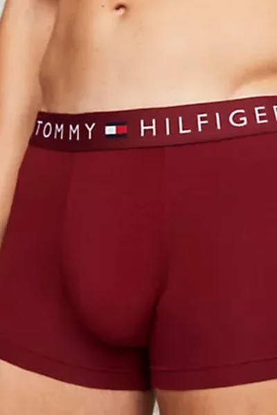 Jednobarevné pánské boxerky Tommy Hilfiger 3ks