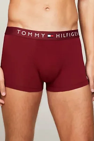 Jednobarevné pánské boxerky Tommy Hilfiger 3ks