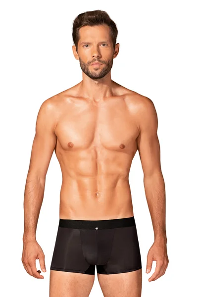 Pánské slipy Boldero boxer shorts black - Obsessive