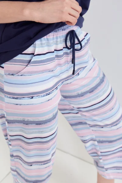 Lehké dámské pyžamo s krátkými kalhotami Cana