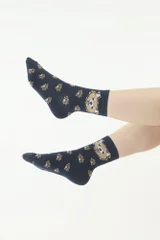 Vtipné dámské ponožky s motivem psích tlapek Moraj