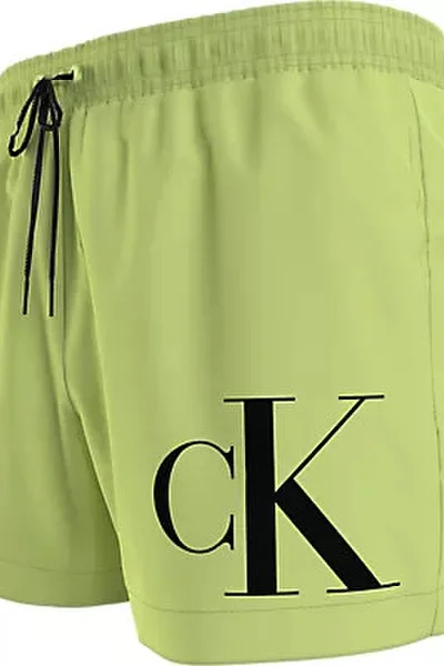 Světle zelené pánské koupací trenýrky Calvin Klein