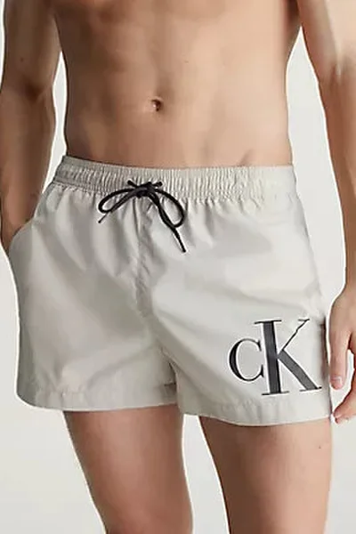 Pánské koupací šortky s logem Calvin Klein