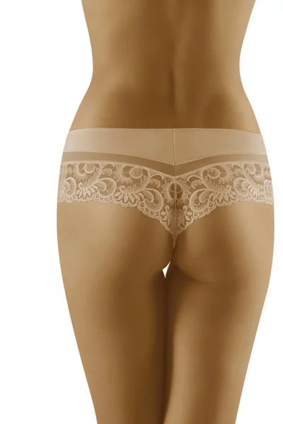 Dámská tanga Cantata Beige - Wol-Bar