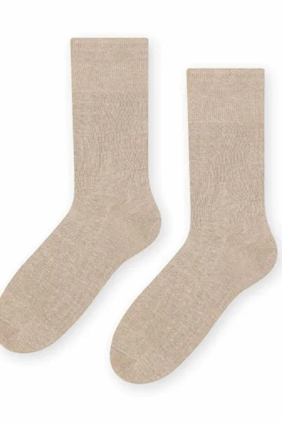 Pánské béžové ponožky ze lnu Steven