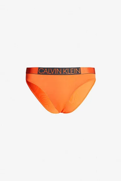 Dámské spodní díl plavek BU650 oranžová - Calvin Klein