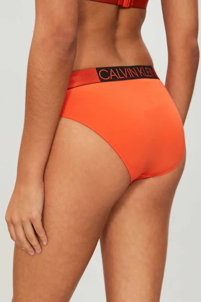 Dámské spodní díl plavek BU650 oranžová - Calvin Klein