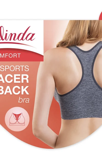 Dámská sportovní podprsenka SPORTS RACER BACK BRA - Bellinda (černá)