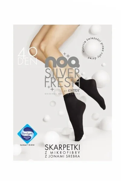 Černé ponožky Knitex Silver Fresh