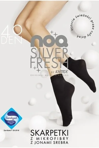 Černé ponožky Knitex Silver Fresh