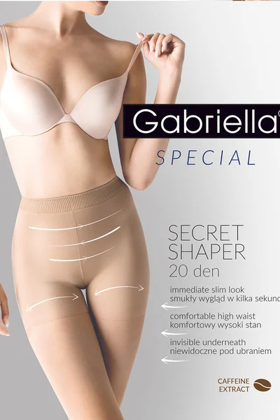 Tenké modelující punčocháče Gabriella Secret Shaper