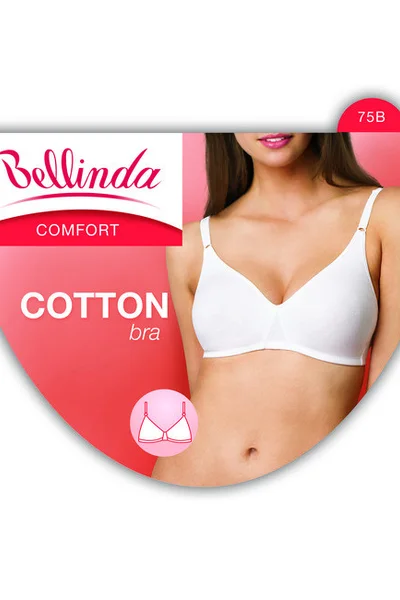 Dámská nevyztužená bavlněná podprsenka COTTON BRA - BELLINDA - tělová