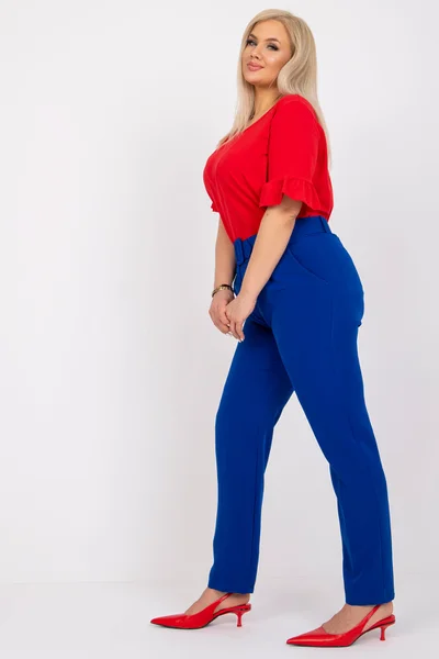 Dámská halenka s ozdobnými rukávy Plus Size FPrice