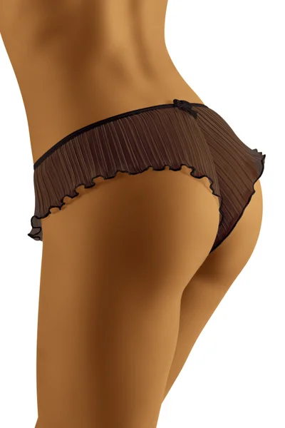 Dámská tanga Maracato Black - Wol-Bar