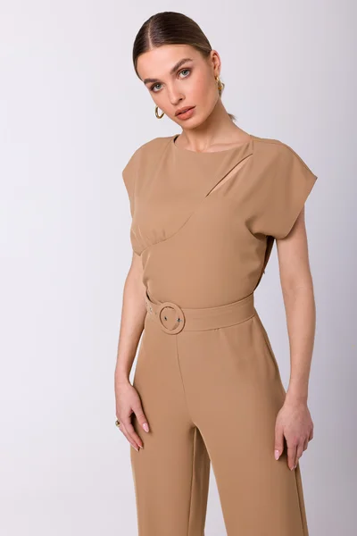 Dámský elegantní overal STYLOVE Beige