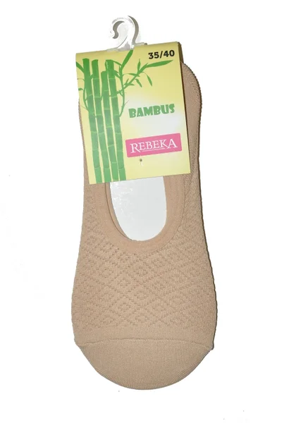 Nízké dámské bambusové ponožky do balerín Rebeka