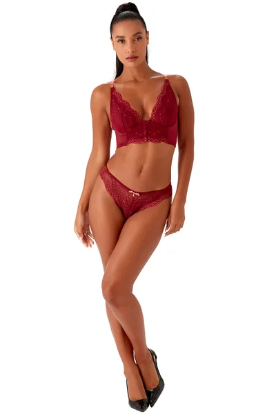 Podprsenka Gossard Bralette Cranberry