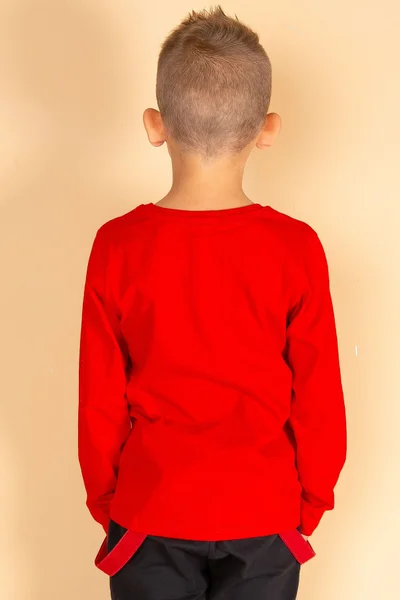 Červené chlapecké tričko s potiskem FPrice