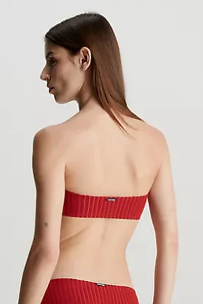 Dámská plavková podprsenka bandeau Calvin Klein
