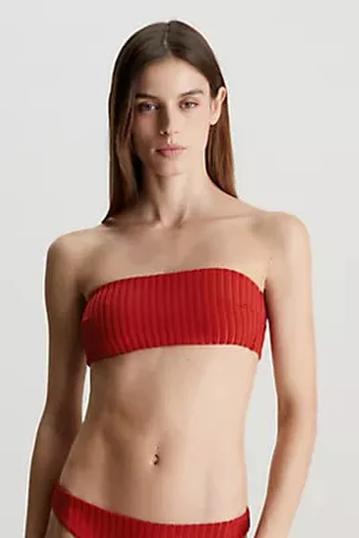 Dámská plavková podprsenka bandeau Calvin Klein